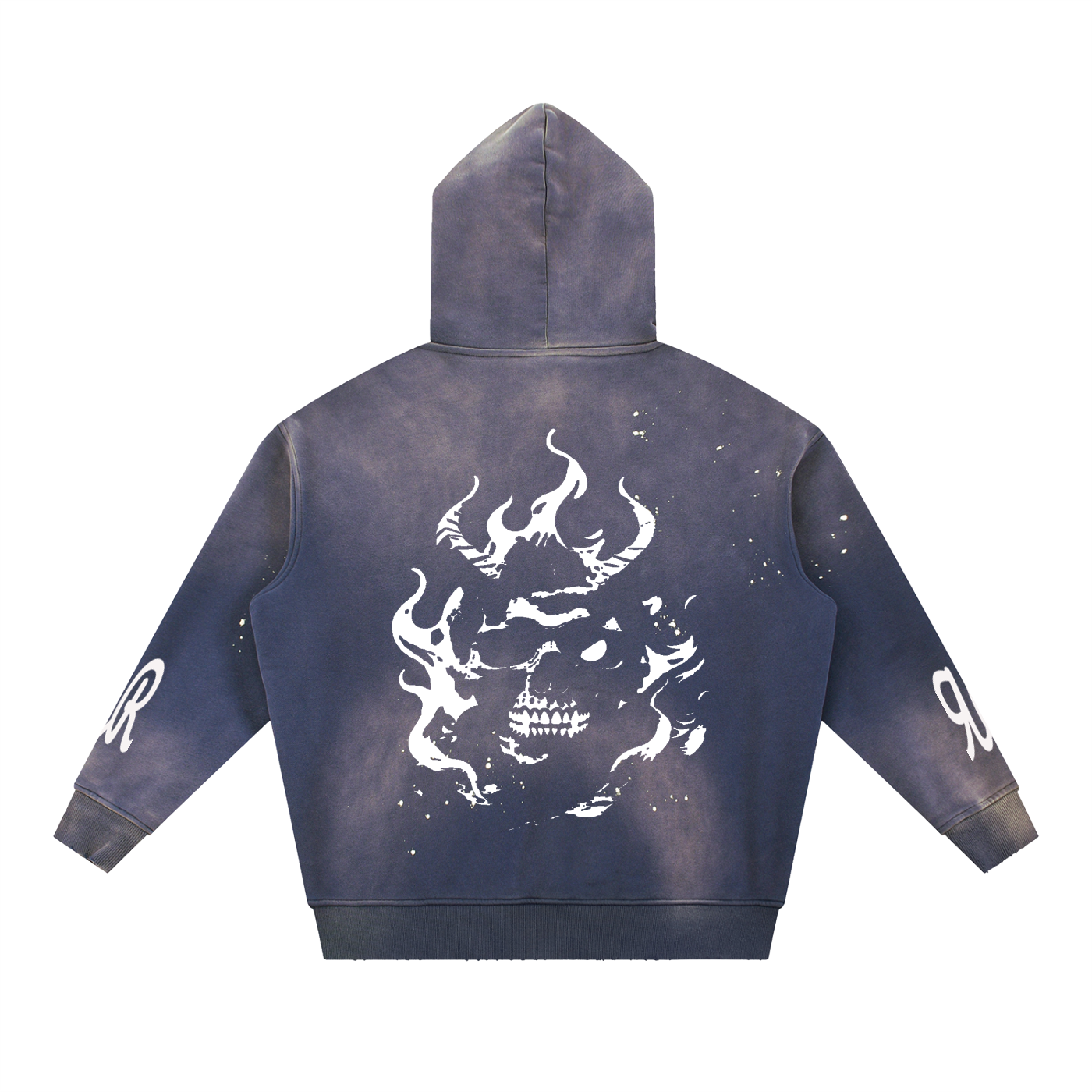Double ЯR skull Souls Hoodie