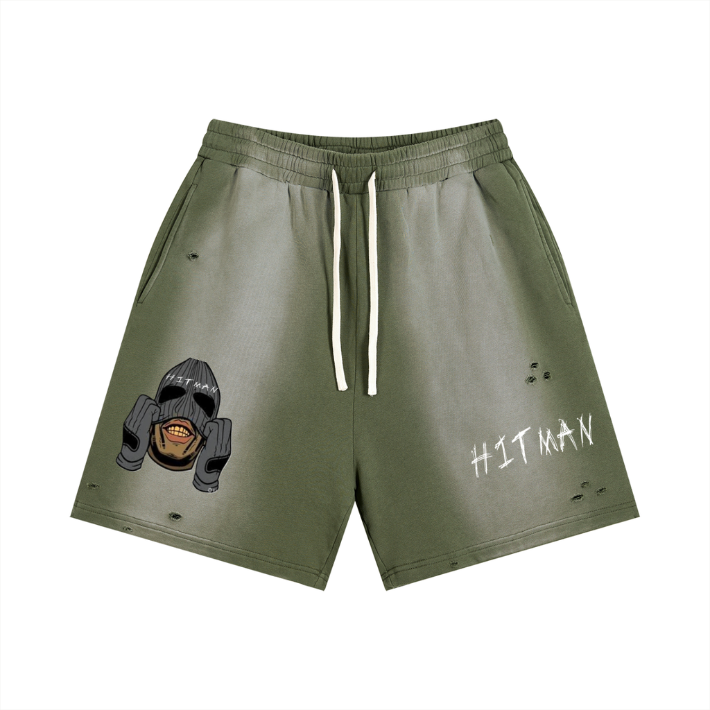 Double ЯR Sun Fade HitMan Shorts