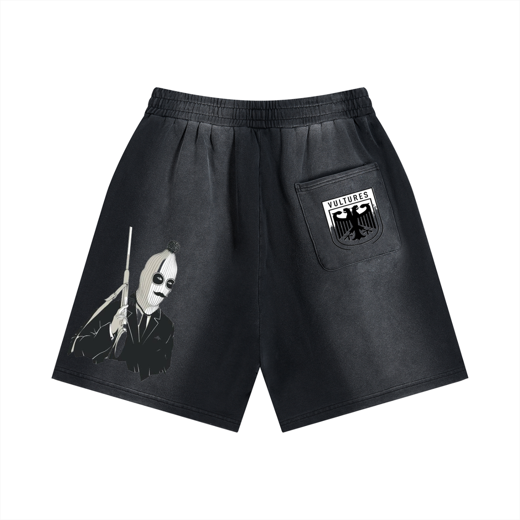 Double ЯR Sun Fade HitMan Shorts