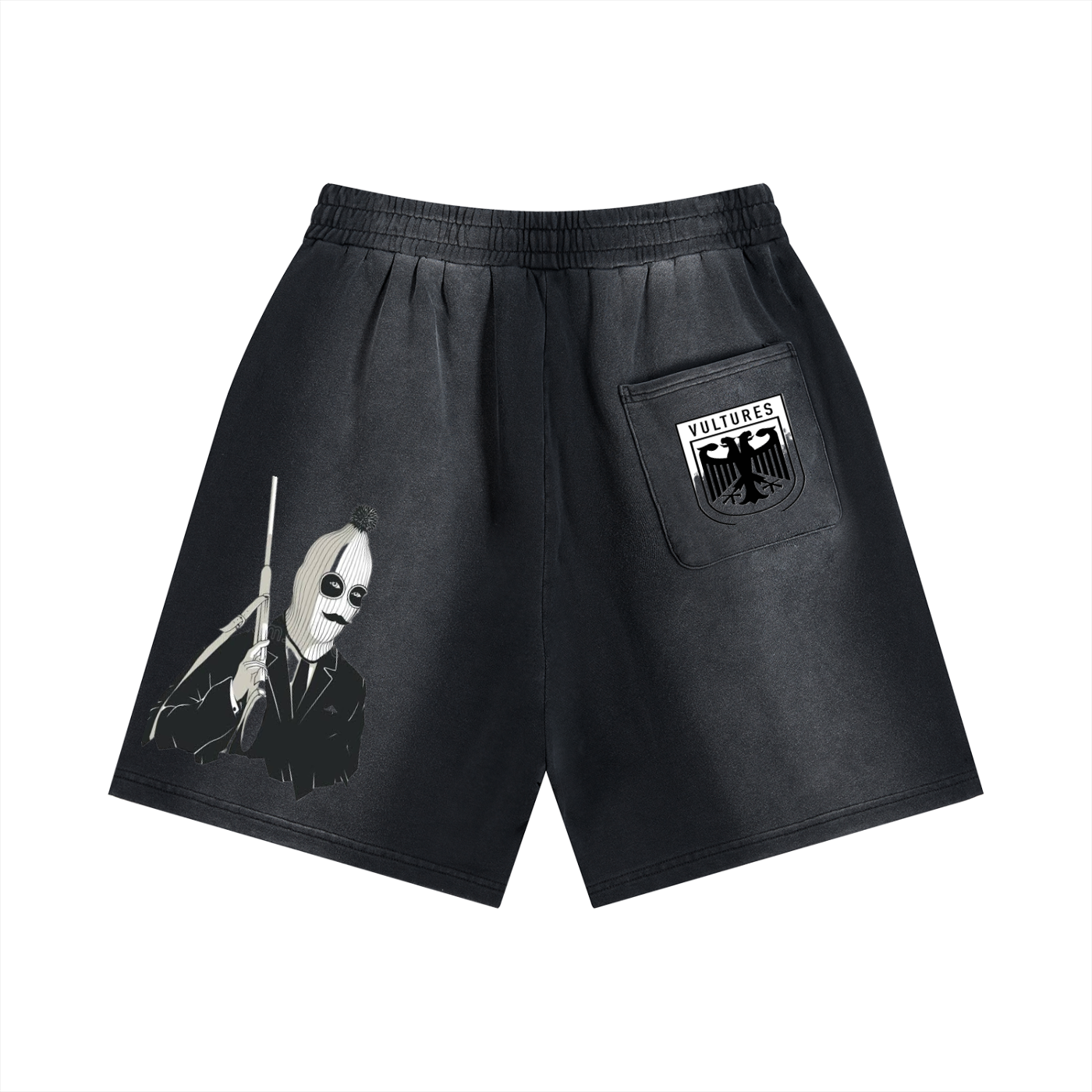 Double ЯR Sun Fade HitMan Shorts