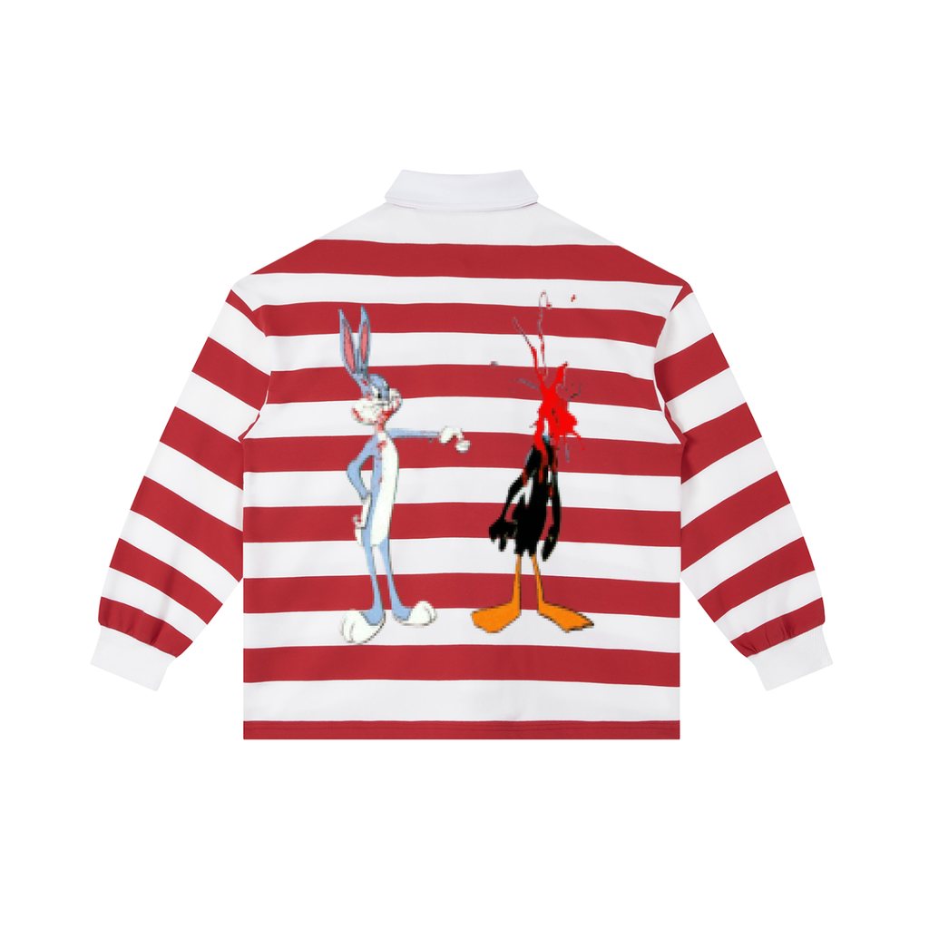 Double ЯR Color white/Red LOo shirt