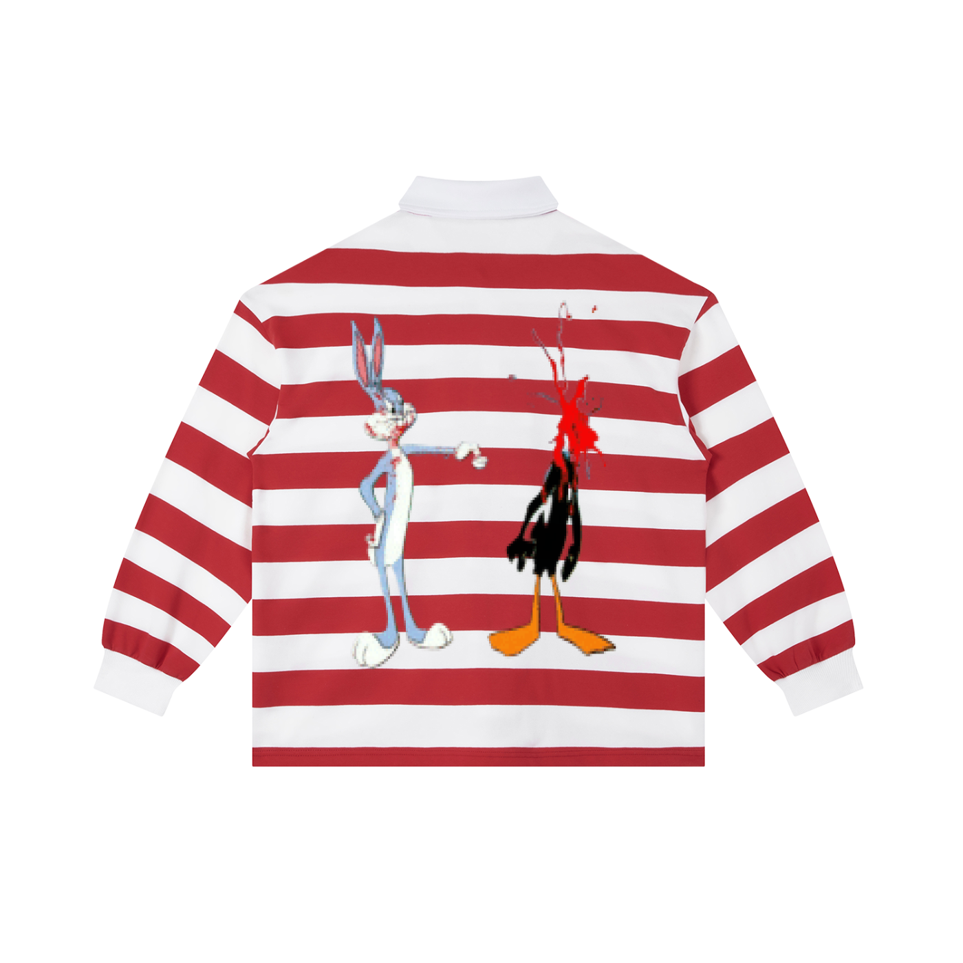 Double ЯR Color white/Red LOo shirt