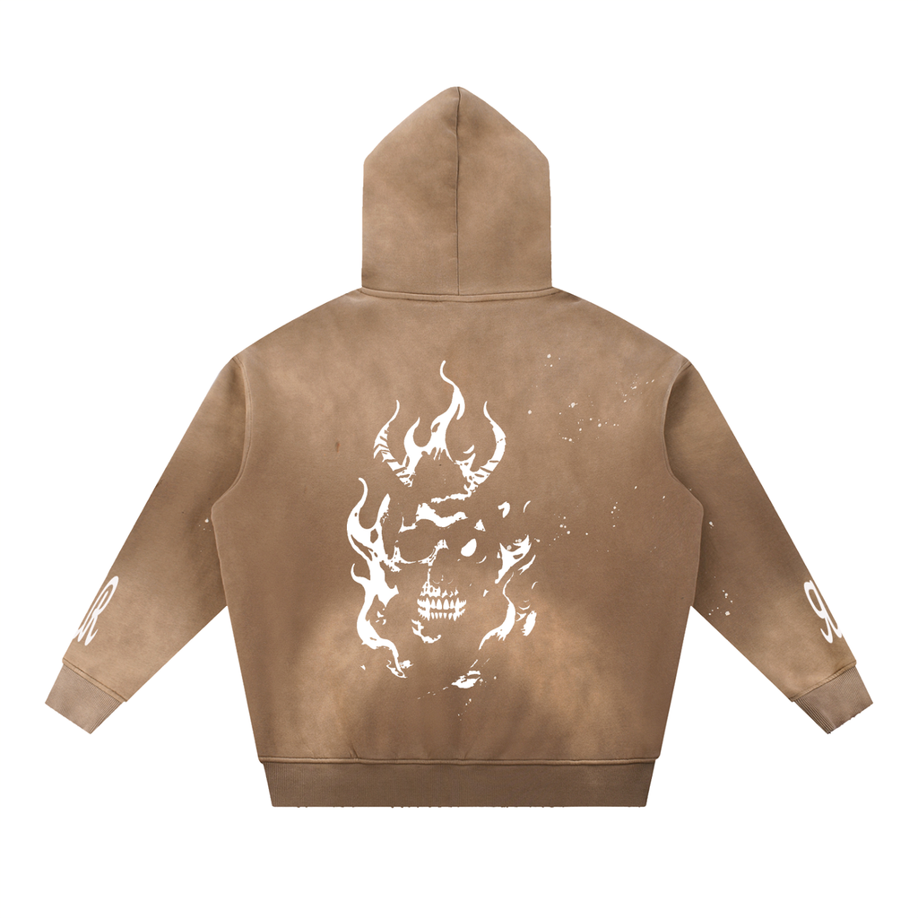 Double ЯR skull Souls Hoodie