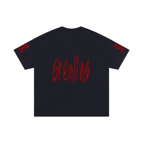 Double ЯR Black Gremlins T-Shirt