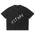 Double ЯR Black T-Shirt