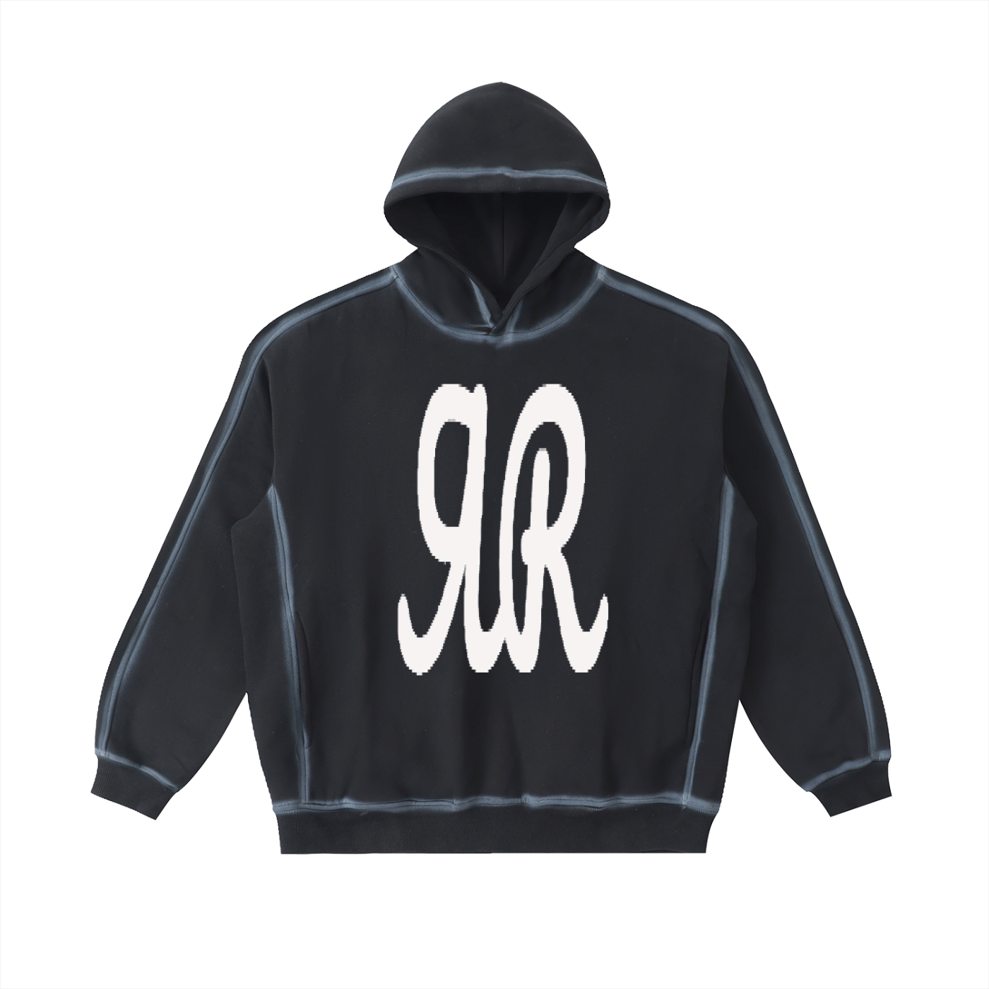 Double ЯR HitMan Black Hoodie