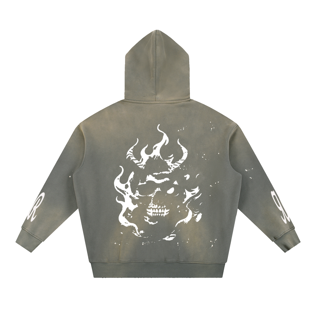 Double ЯR skull Souls Hoodie