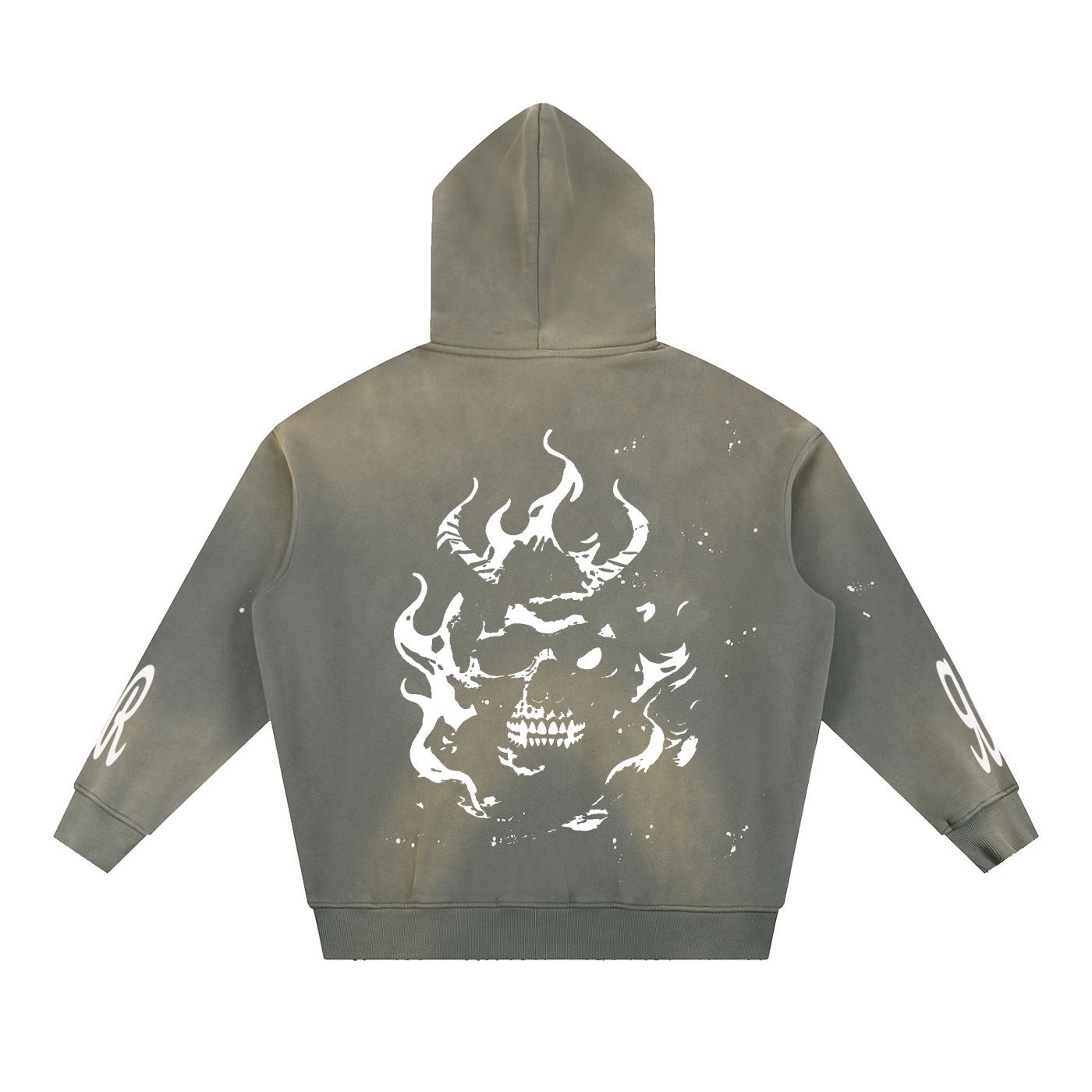 Double ЯR skull Souls Hoodie