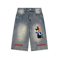 Double ЯR Baggy Denim LOo Shorts