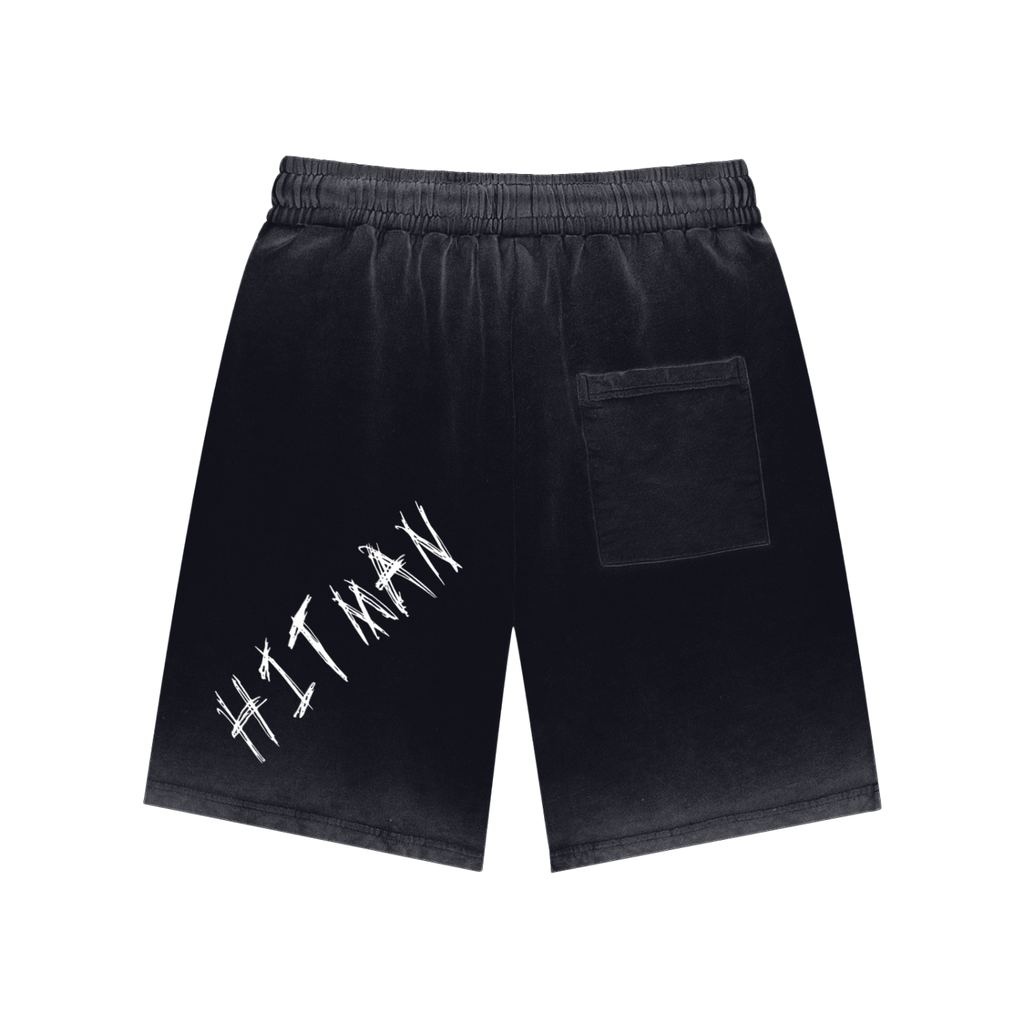 Double ЯR Reverse Dyed HitMan Sweatshorts