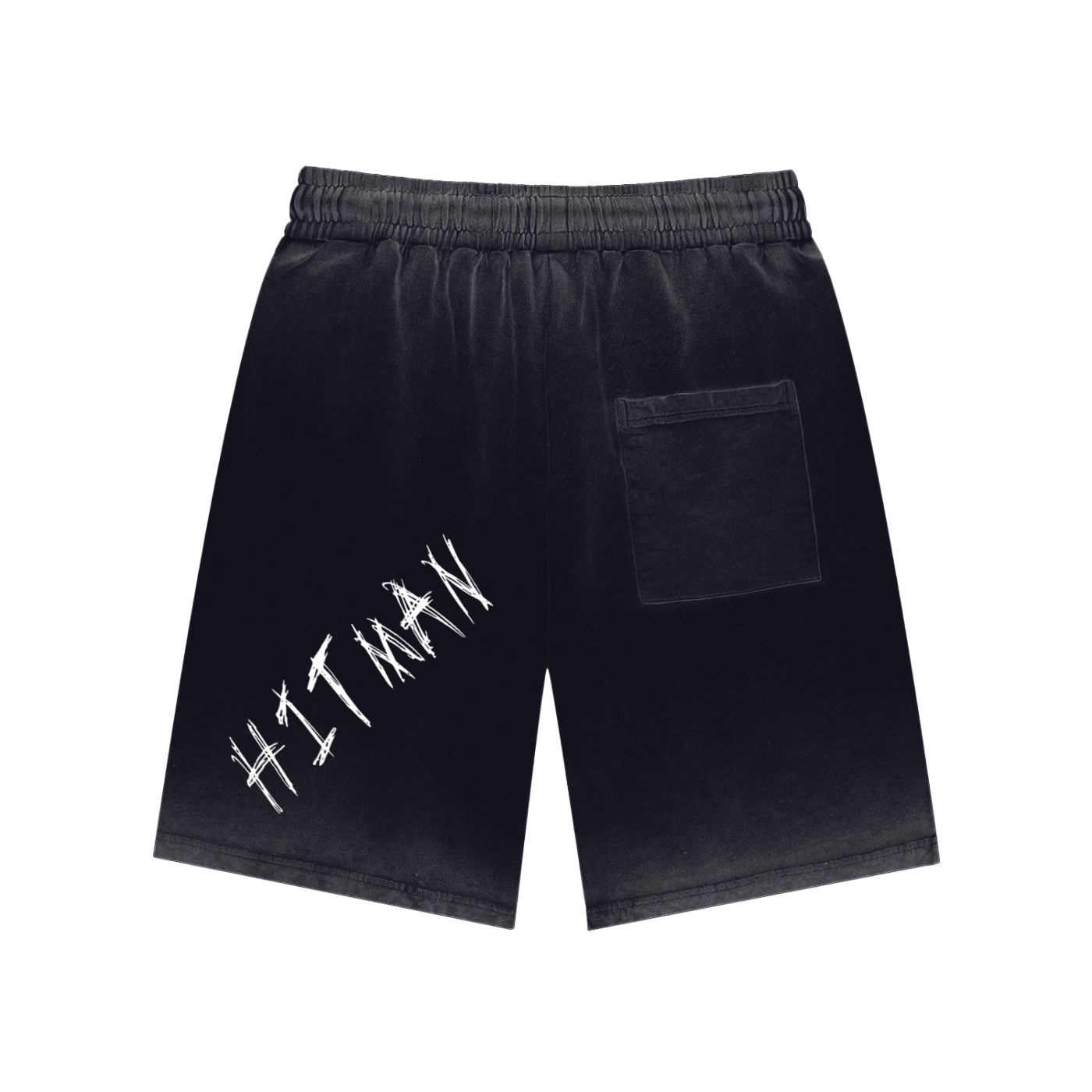 Double ЯR Reverse Dyed HitMan Sweatshorts
