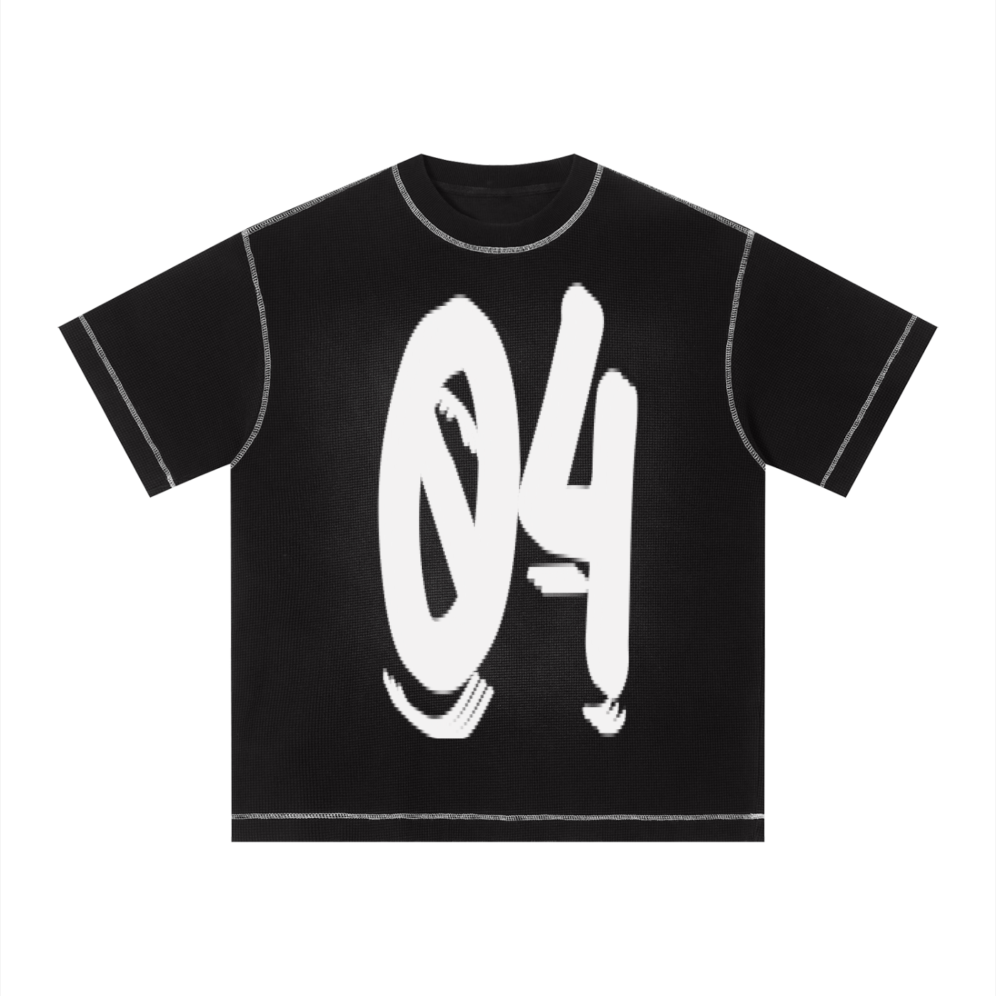 Double ЯR NASCAR Black T-Shirt