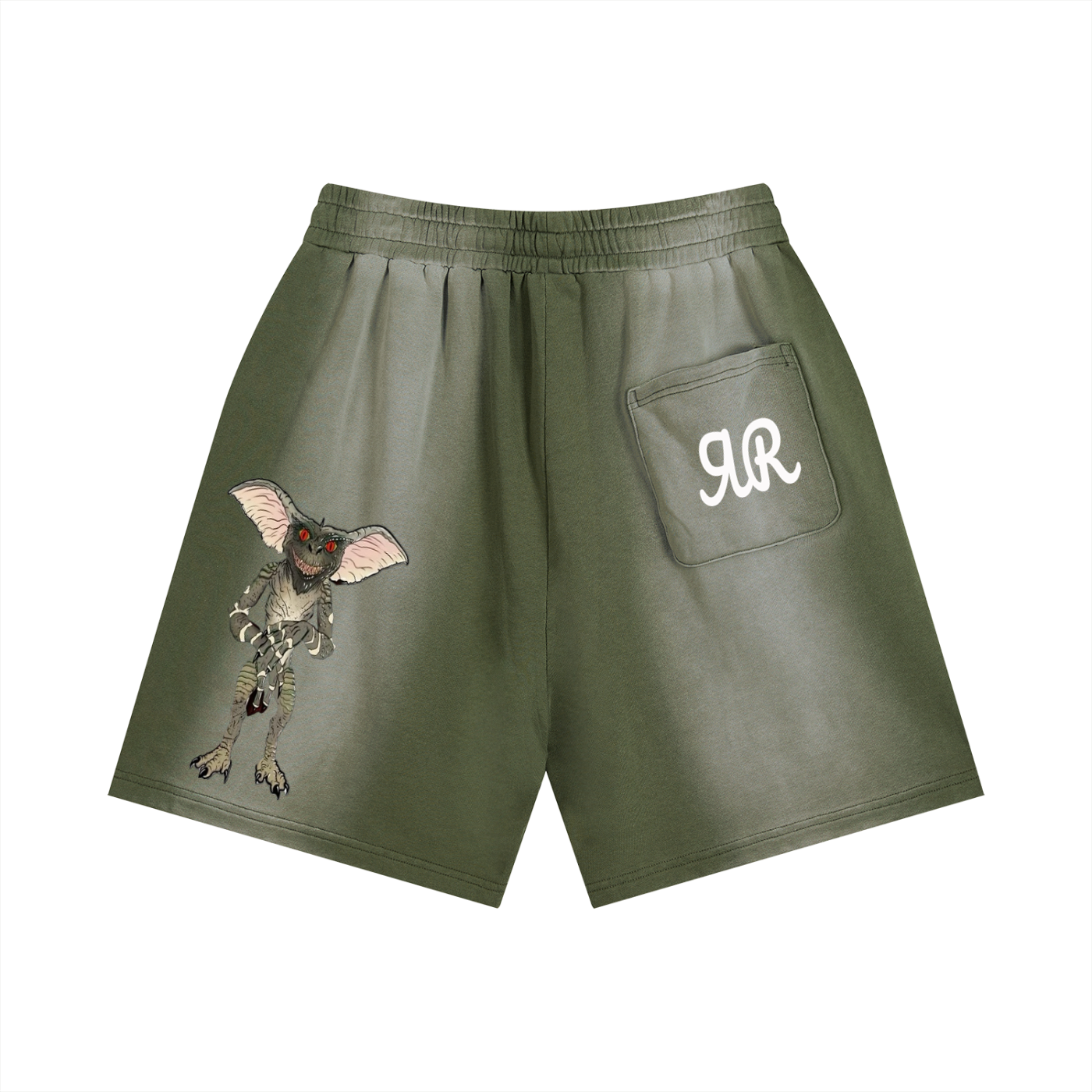 Double ЯR Sun Fade Gremlin Shorts