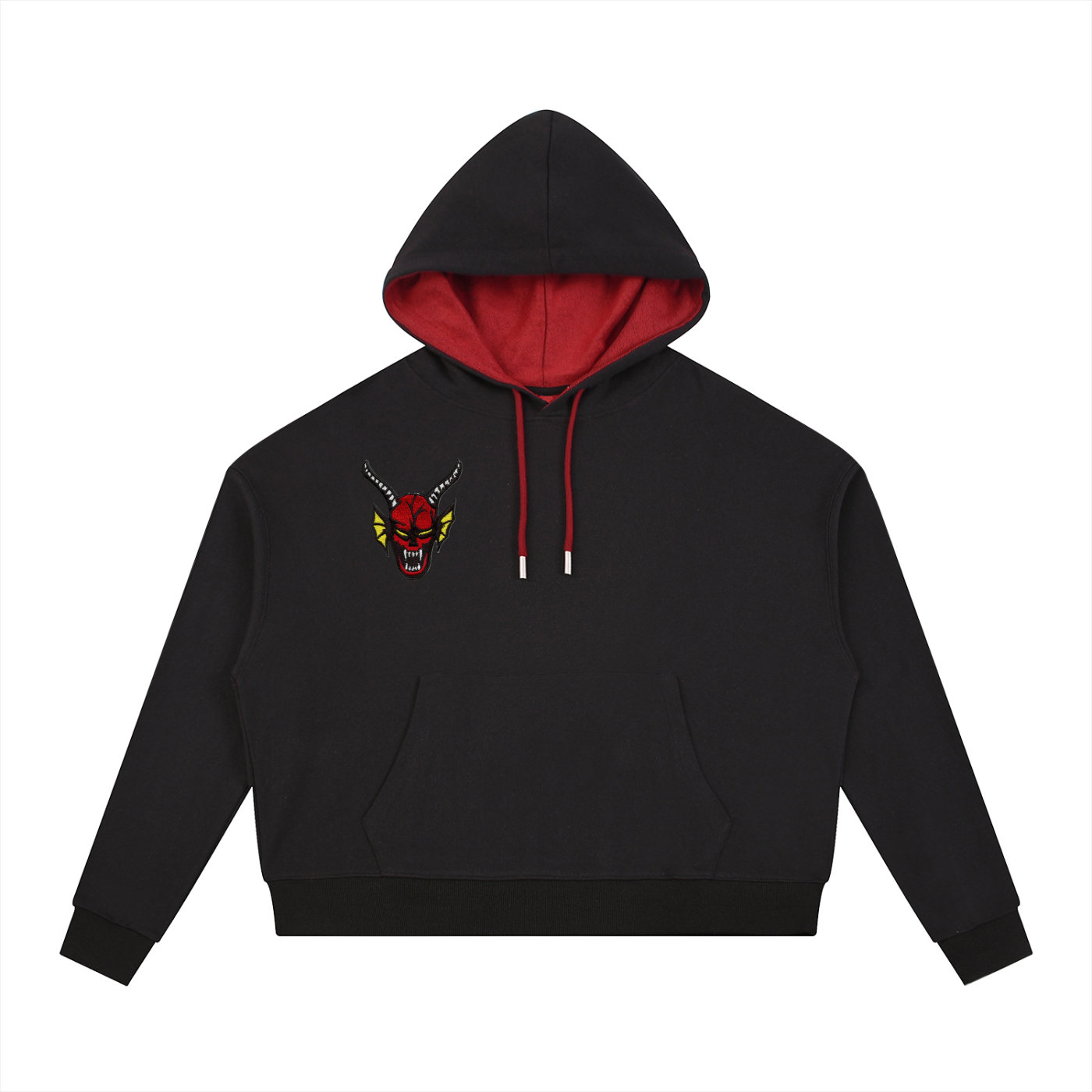 Double ЯR Demons Black Hoodie