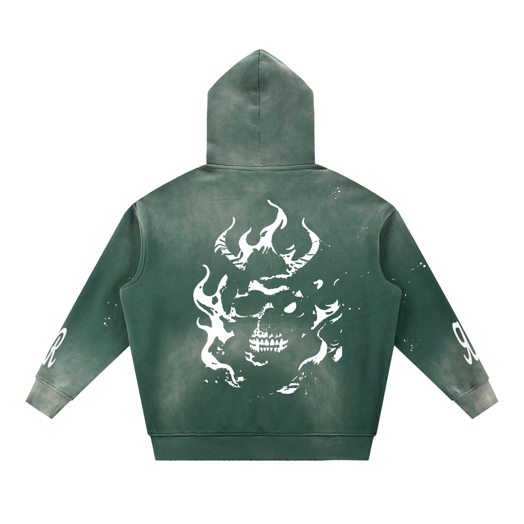 Double ЯR skull Souls Hoodie