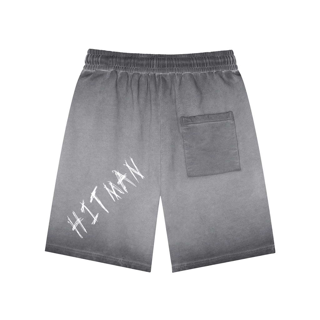 Double ЯR Reverse Dyed HitMan Sweatshorts