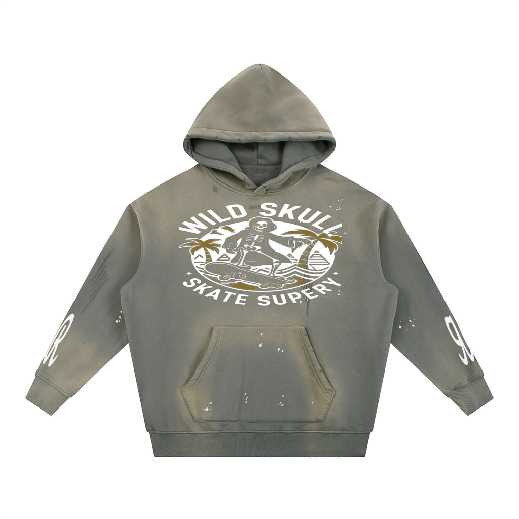 Double ЯR skull Souls Hoodie