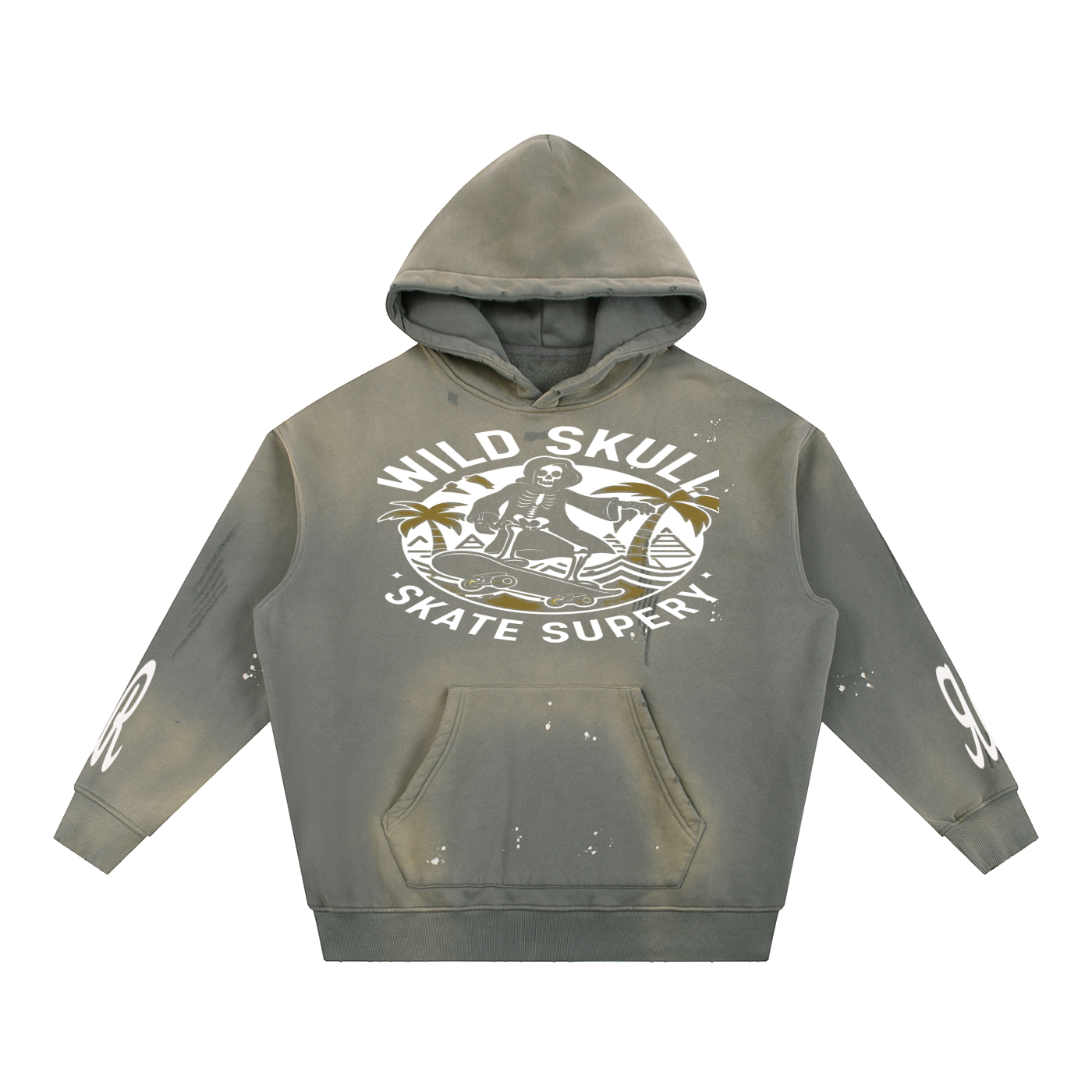 Double ЯR skull Souls Hoodie