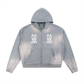 Double ЯR Sun Fade Zip Up $exx Hoodie