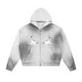 Double ЯR Sun Fade Zip-Up $exx Hoodie